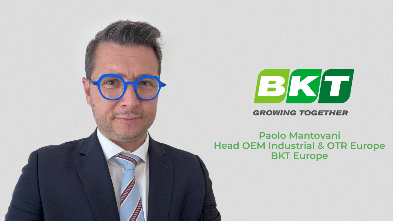 BKT ieceļ Paolo Mantovani par OEM nodaļas vadītāju rūpniecības un OTR riepu jomā Eiropā